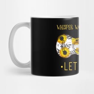 Whisper Words Of Wisdom Let It Be Guitar Flower Mug